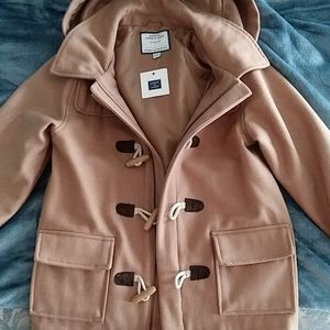 Classic hooded wool jacket